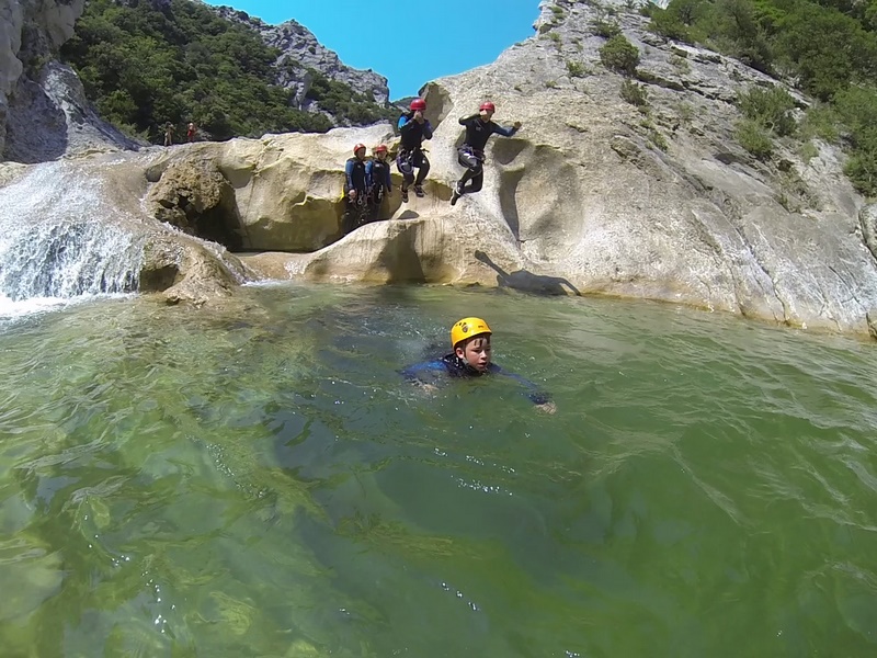 canyon à Alet les bains dans l'Aude